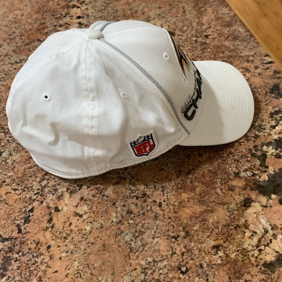 BALTIMORE RAVENS 2012 CONFERENCE CHAMPIONS HAT, SIZE:MEDIUM/LARGE (LARGE) GUC - Picture 3 of 8